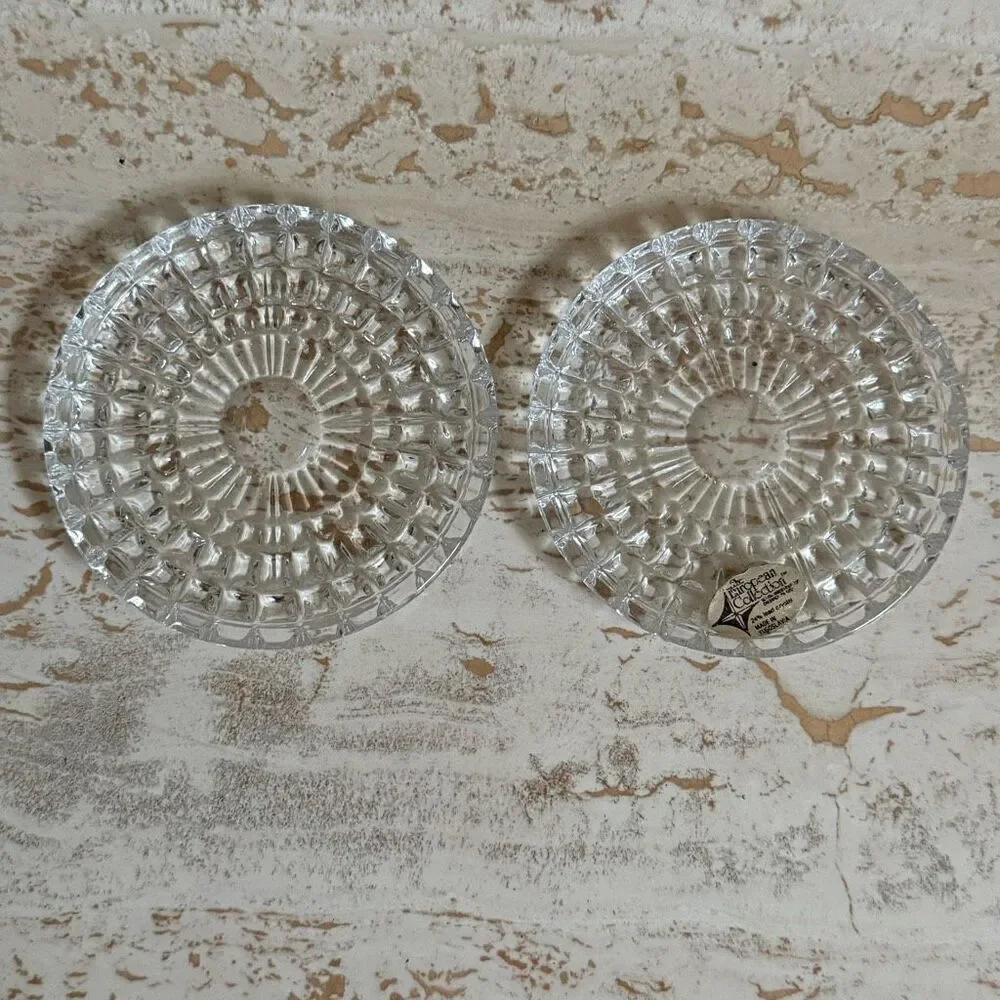 The European collection 24% Leaded Crystal coaster/ small trinket dish